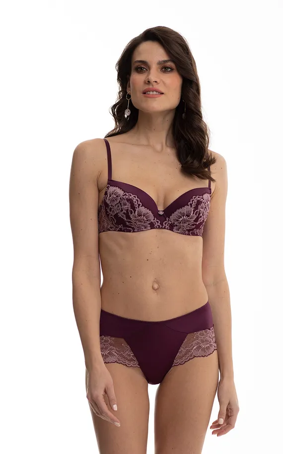Бюстгальтер L03-190-1 Красный Виноград