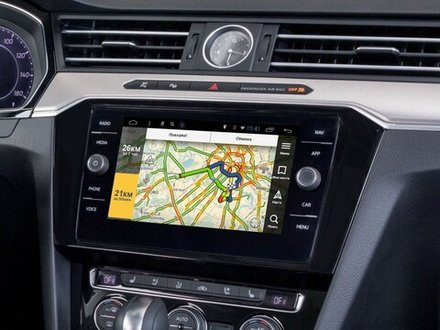 Навигационный блок для Volkswagen Passat 2015+ (поддержка штатного усилителя и кругового обзора) - Carmedia DZ-218 на Android 9.0, 2Гб-32Гб, 4G-SIM