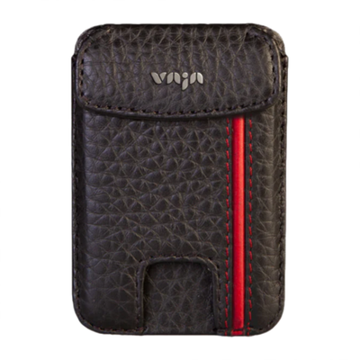 Магнитный кожаный чехол-бумажник Vaja V-Mag Mini Wallet GTR Floater Картхолдер ручной работы из натуральной патагонской кожи «флотер» с магнитной застёжкой. Вмещает до трёх карт (со временем — до семи)