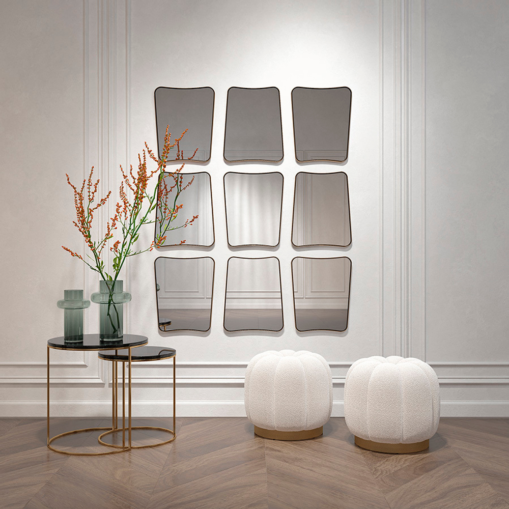 Зеркало настенное 45х36см Bergenson Bjorn Raffin bb0000267