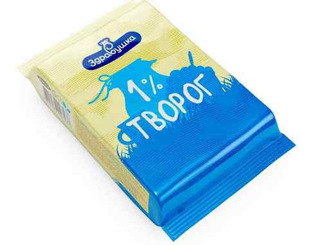 Творог 1% 200г. Здравушка