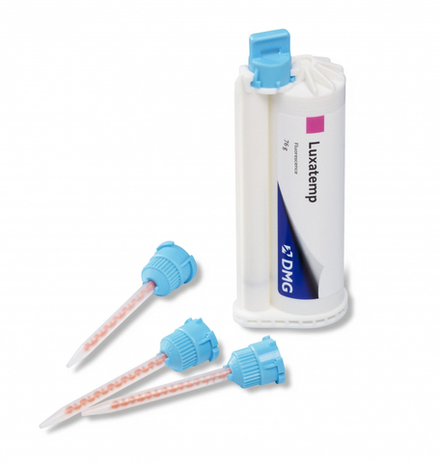 LUXATEMP Automix PLUS A1 (76 г, 15 наконечников) для изготовления коронок и мостов (110401), DMG