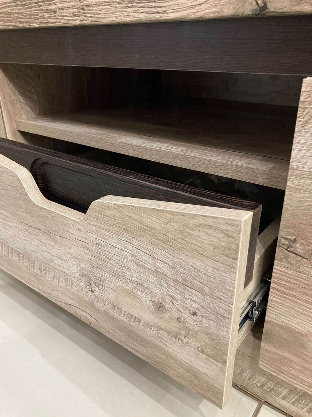 Тумба для ТВ Хилтон дуб юкон/гранж