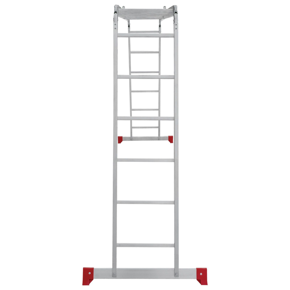 ЛЕСТНИЦА-ТРАНСФОРМЕР НОВАЯ ВЫСОТА 4Х6 АЛЮМИНИЕВАЯ ПРОФЕССИОНАЛЬНАЯ NV 3320