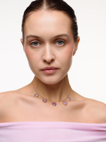 Чокер "Amour" с аметистом Gold