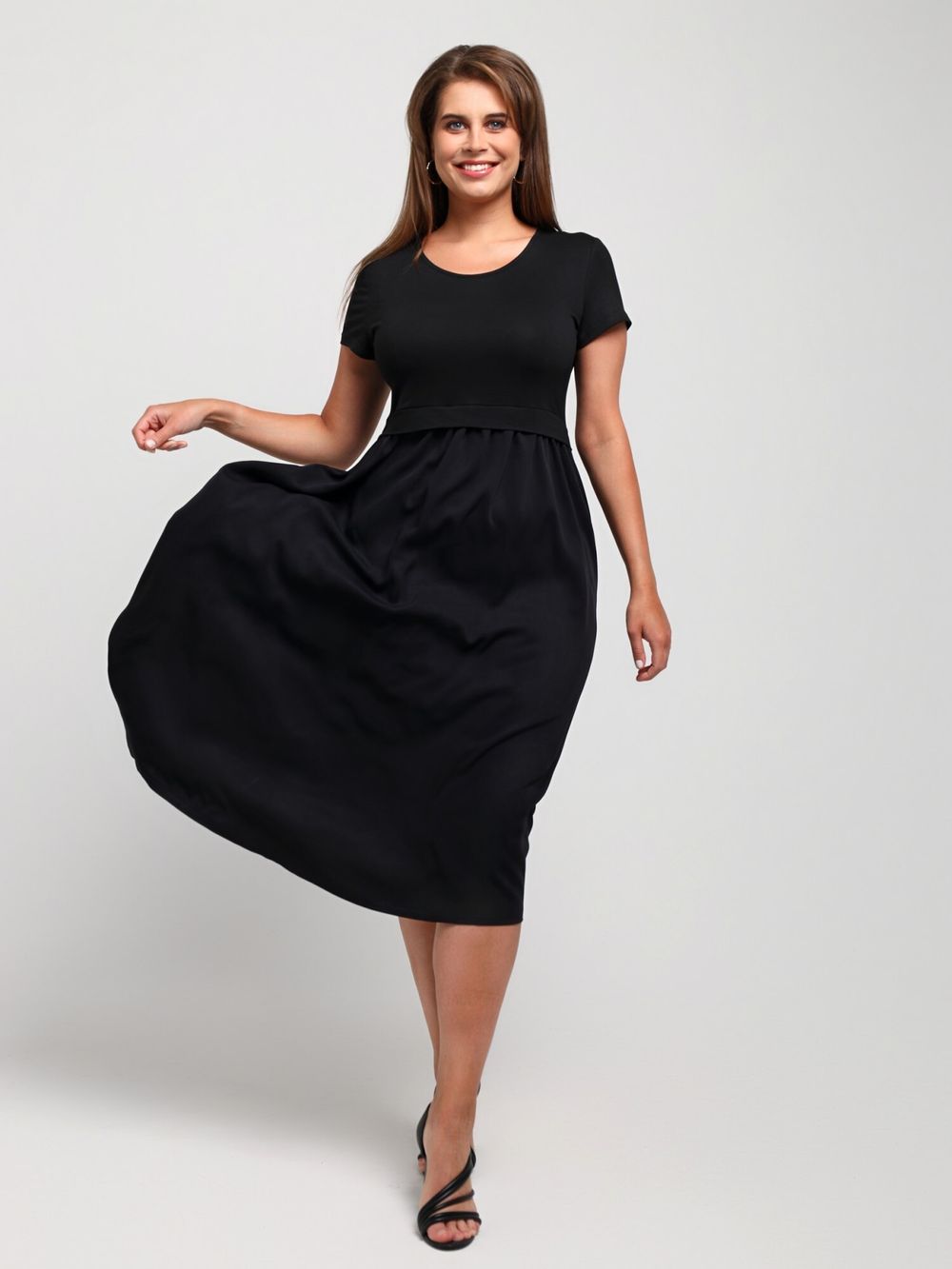 Платье Женственность Виотекс ЧЁРНЫЙ