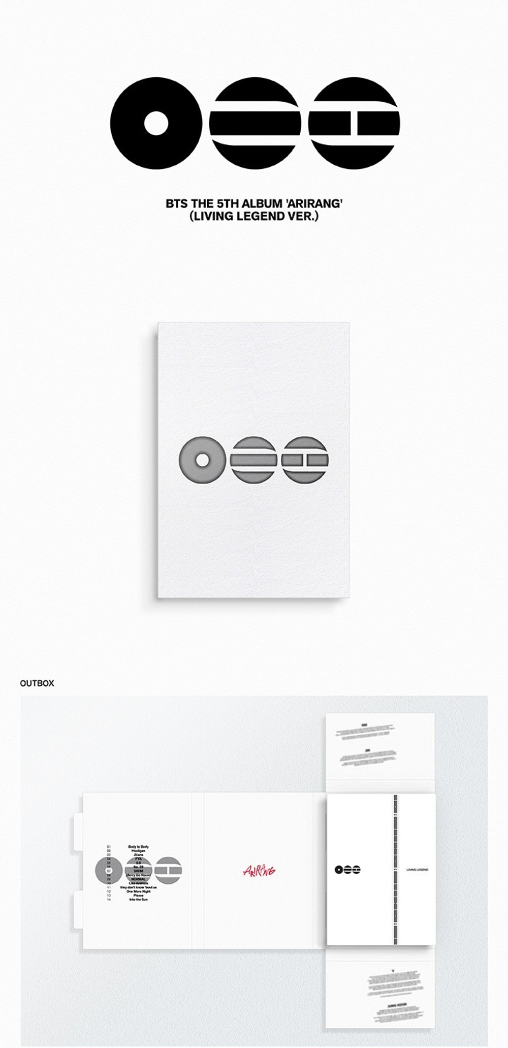 Альбом BTS - ARIRANG [Living Legend Ver.] | с подарками