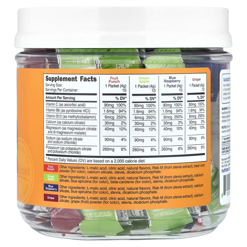 Nutricost, Электролиты, улучшенный комплекс для гидратации, разнообразные пакеты, 40 стиков по 4 г (0,14 унции)