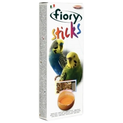 Палочки для попугаев fiory sticks с яйцом 2 х 30 г