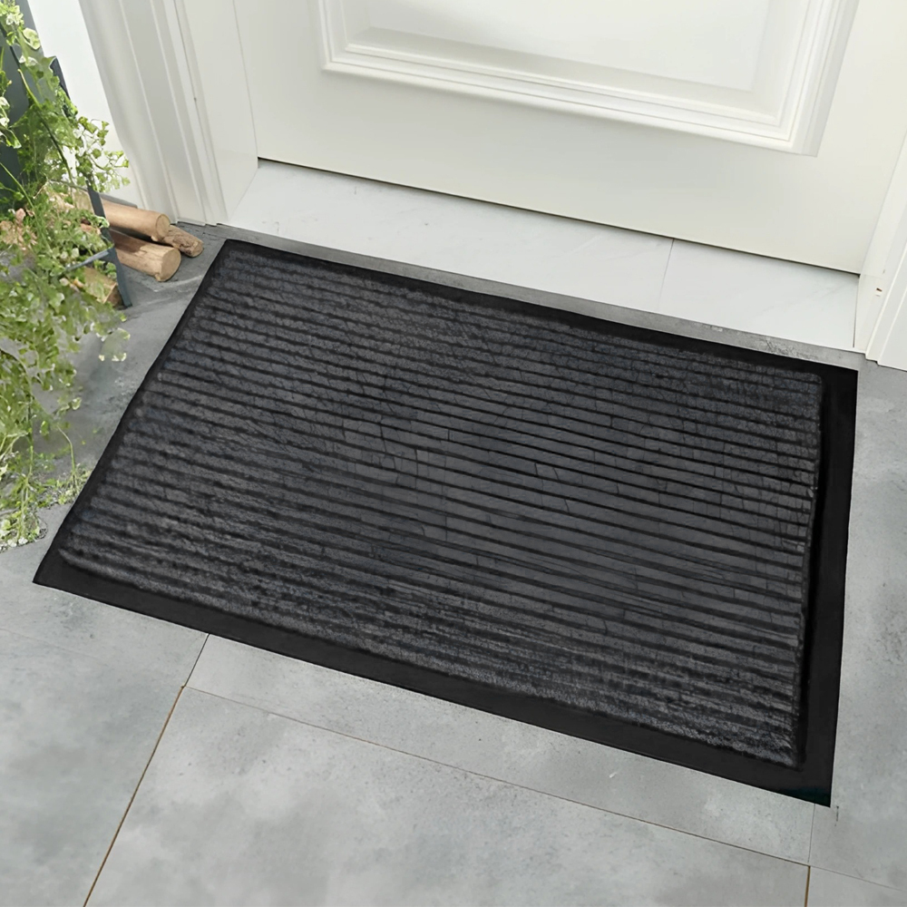 Коврик 90*150см влаговпитывающий МОДЕРН, светло-серый