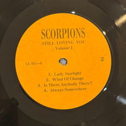 Виниловая пластинка Scorpions – Still Loving You. Volume I LP