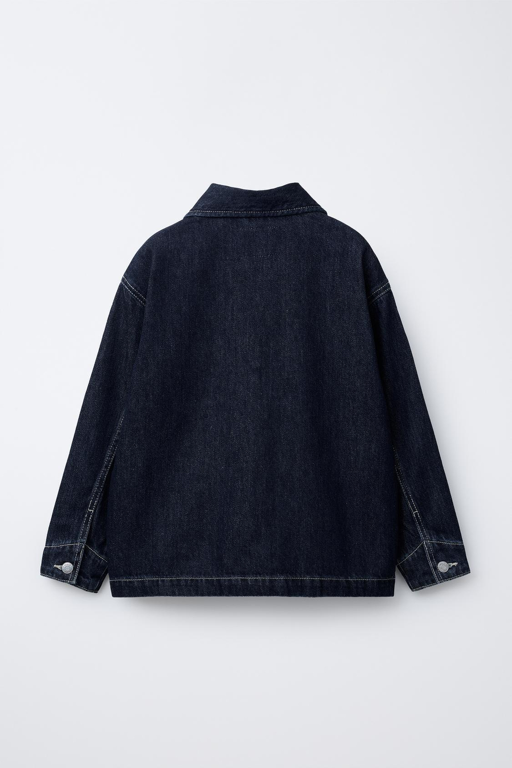 ZARA ДЖИНСОВАЯ КУРТКА, МОРСКОЙ СИНИЙ