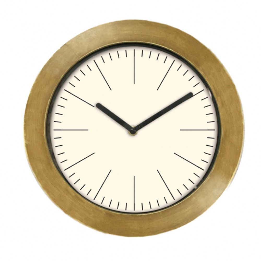 Innova Часы W09651, материал древесина, диаметр 29 см, цвет золото | Innova