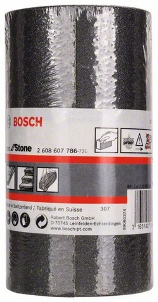 Шлифрулон BOSCH 5М 115мм K120 B.f.Stone-w