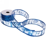 Лента для декорирования «Изящная» 4 см, 2,7 м, Синий (микс дизайнов)