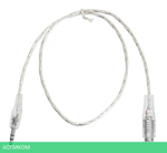 Кабель-удлинитель аудио Buro CAB025-1m Jack 3.5 (m)/Jack 3.5 (f)1м. прозрачный