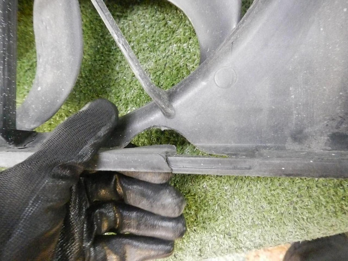 Диффузор с вентиляторами VW Tiguan 1 (2007-2018)