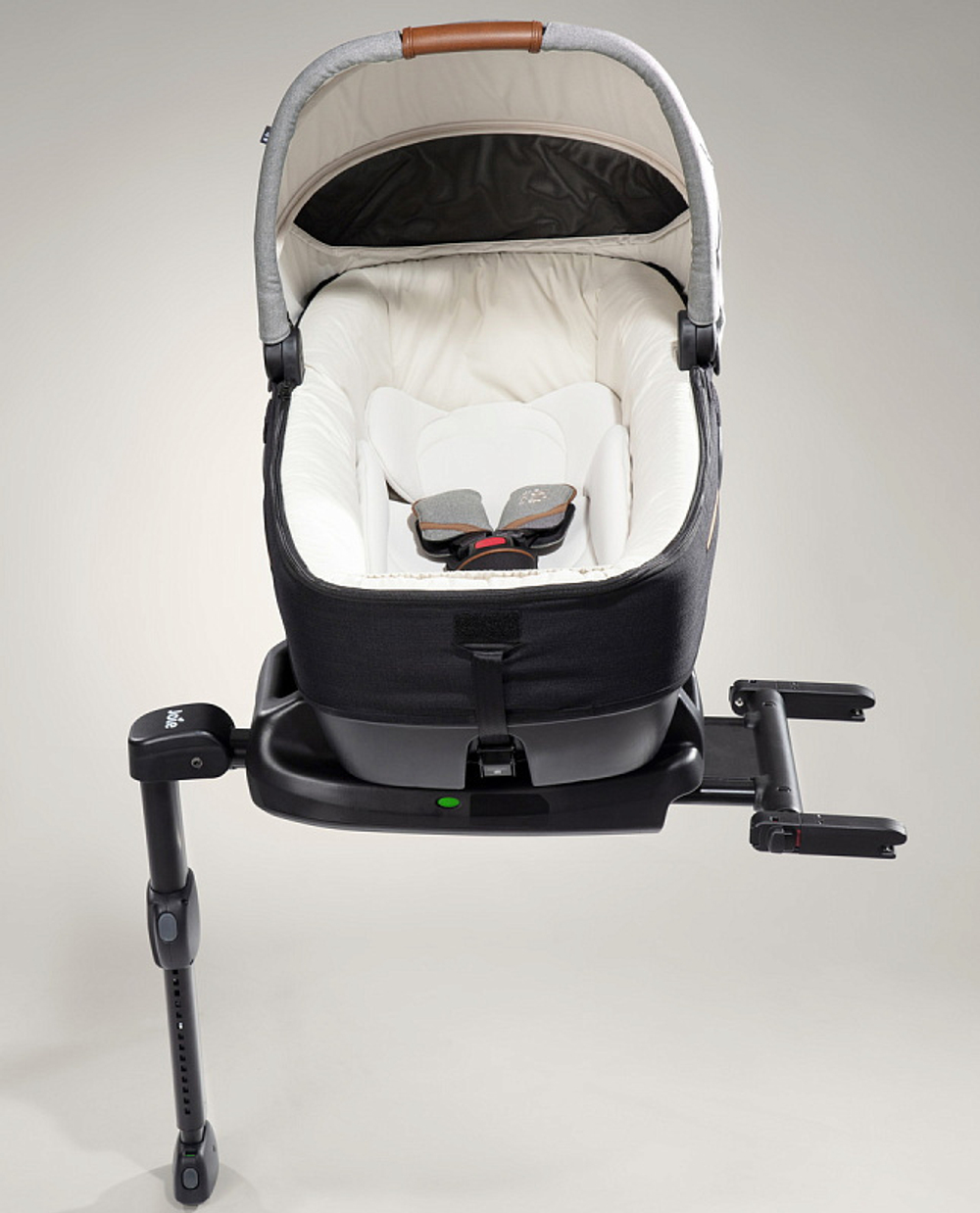 Автокресло Joie Calmi с Базой Joie I-Base Encore Carbon