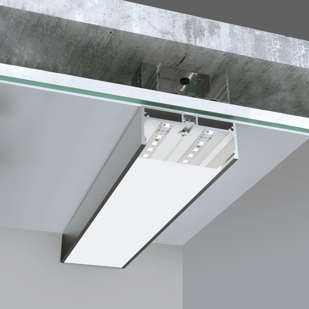 Профиль с экраном SL-LINE-7532-2000 ANOD (Arlight, Алюминий) 028033