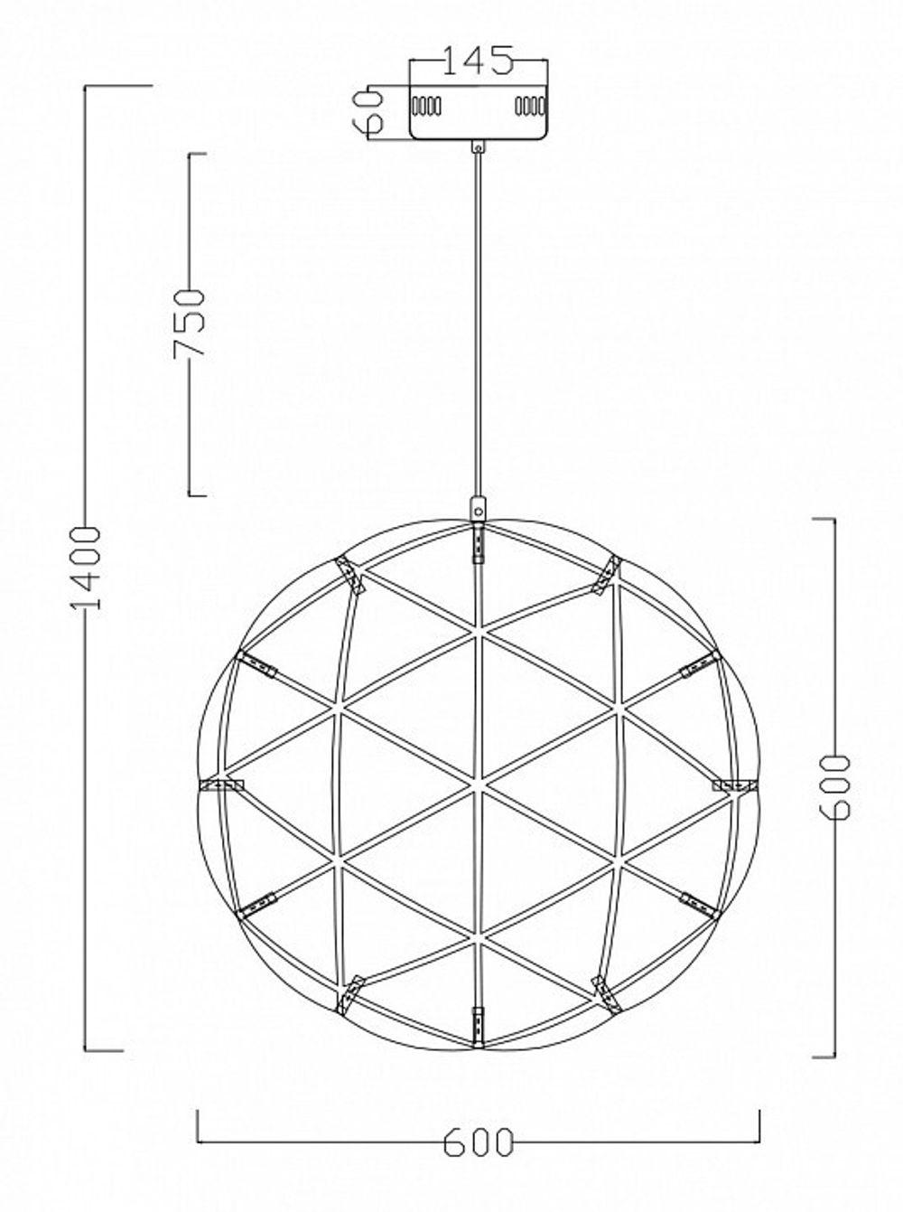 Подвесной светильник Freya Amber FR5099PL-L45CH