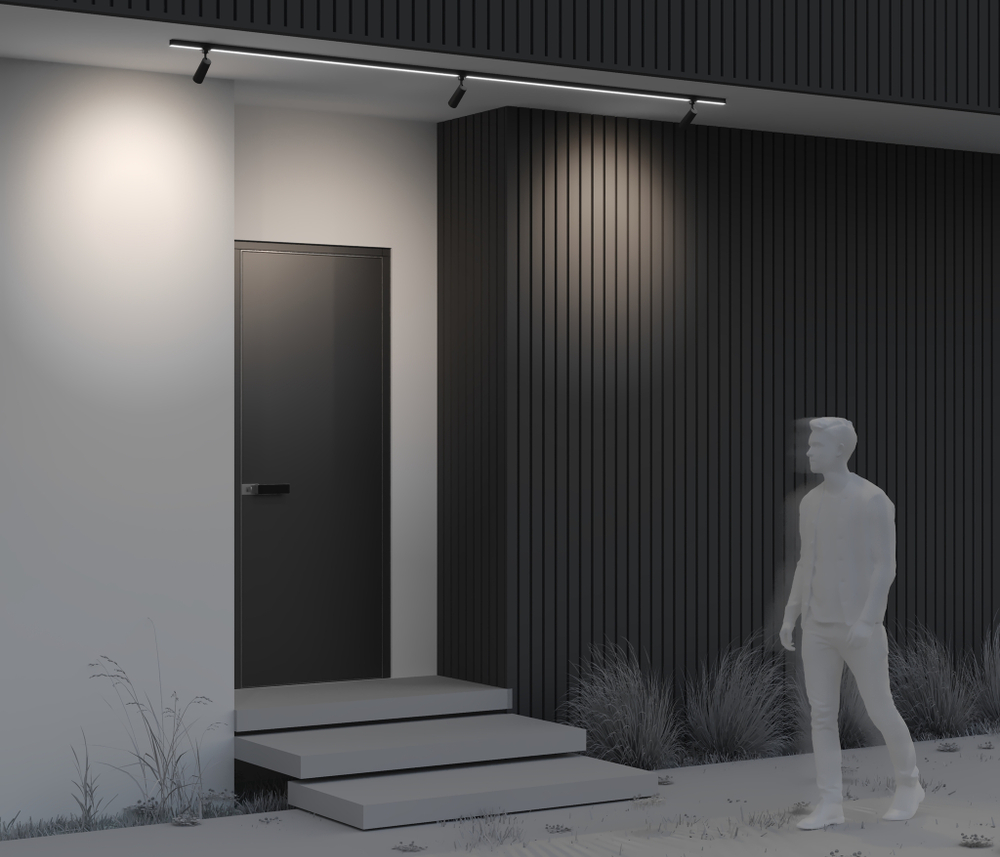 Уличный магнитный трековый светильник Maytoni ELASITY IP O-TR01-1-S-8WB3K