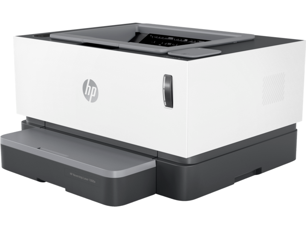 Принтер HP Neverstop Laser 1000a (4RY22A), A4, лазер ч/б, 20 стр/мин, 600х600, 32Мб, AirPrint, USB