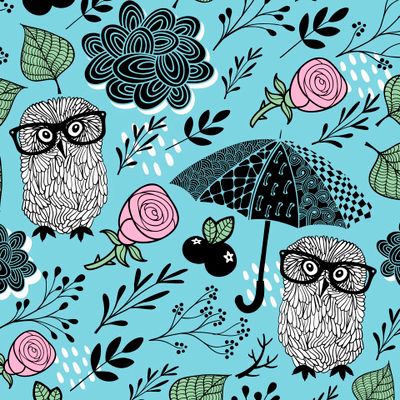 Совы под зонтом