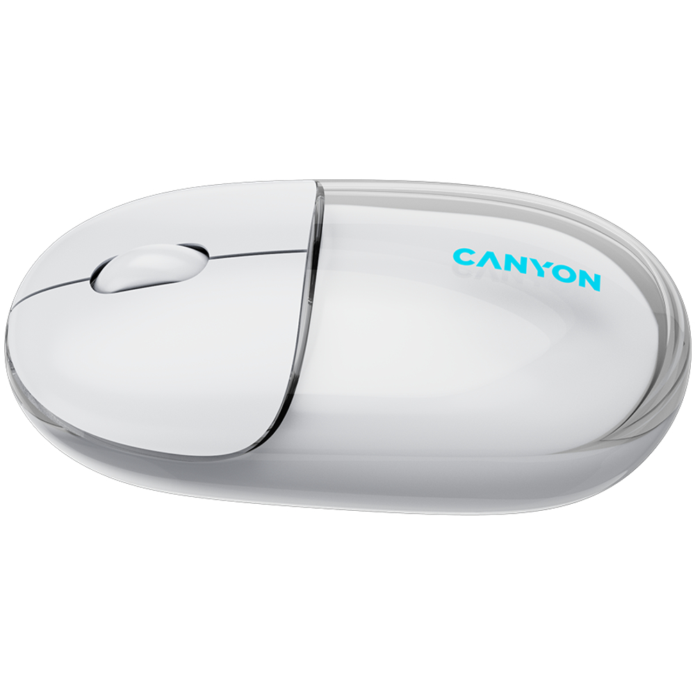 CANYON mouse OnClick 24 BT/ Wireless Transparent/White
