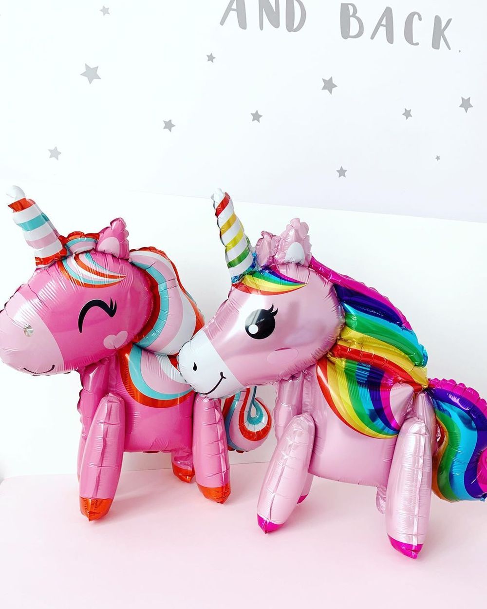 К Шар фигура ходячая "Единорог радужный фуше" (Falali) 29"/74 см (воздух)  Изображение3