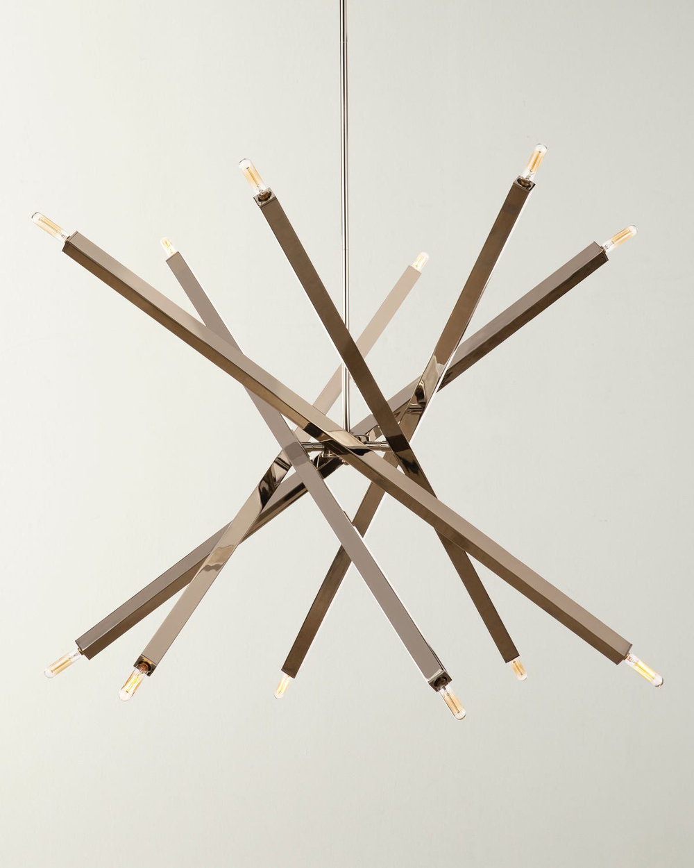 Серебряная люстра “Пэрис”