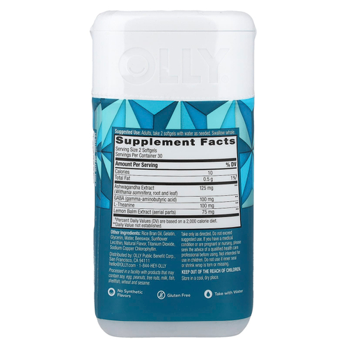 OLLY, Goodbye Stress®, 60 капсул