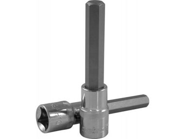 121204 Насадка торцевая 1/2"DR с вставкой-битой шестигранной, Н4, 100 мм