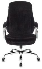 Кресло руководителя Бюрократ T-9950SL Fabric черный Light-20 крестов. металл хром