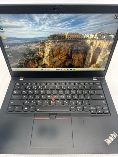 Ноутбук Lenovo ThinkPad L14 G1 T (20U50000RT) 14"/AMD Ryzen 7 PRO 4750U/RAM 8 GB/SSD 256 GB/AMD Radeon Graphics/1920x1080/IPS/Windows 10/Подсветка кл-ры:LED/черный. Состояние: Уценка/большой след на матрице от клавиатуры/С1