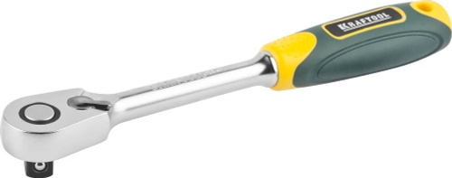 Трещотка для торцовых головок KRAFTOOL ″PRO″, Сr-V сталь, 60 зубцов, 1/2″