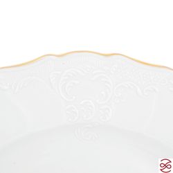 Блюдо круглое Bernadotte Белый узор 32 см