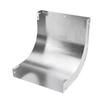 Угол вертикальный внутренний 90 градусов 80х100, 2,0 мм, алюминий, в комплекте с крепежными элементами и соединительнымипластинами, необходимыми для монтажа