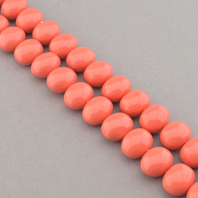 Нитка Майорка 40 см. (Без замка) - Оранжевая