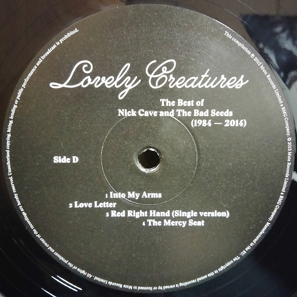 Nick Cave & The Bad Seeds / Lovely Creatures - The Best Of Nick Cave And The Bad Seeds (1984-2014)(3LP)