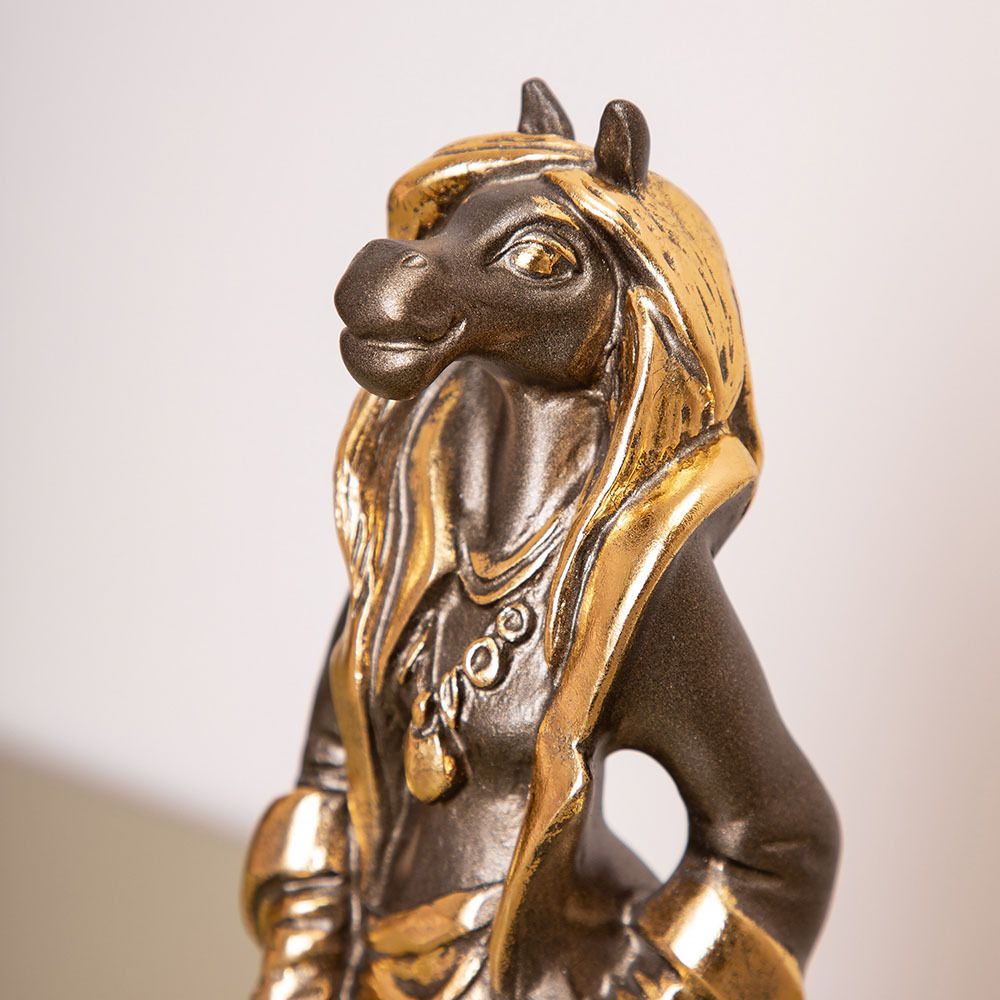 Скульптура Лошадь Голден Филли Бронза