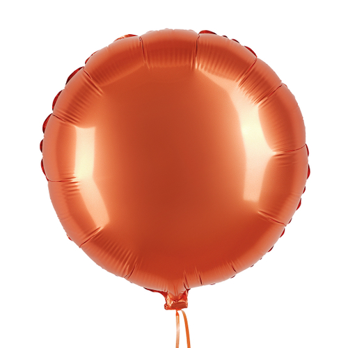 FM (18''/46 см) Круг, Оранжевый, Сатин, 1 шт.