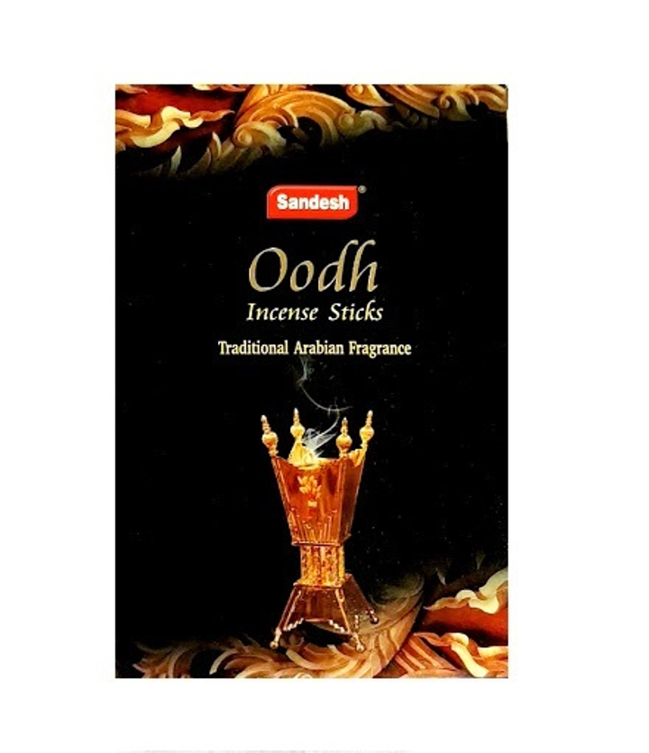 Sandesh Oodh Благовоние-масала Уд (цветы туласи, лотоса, рудракши), 15 шт