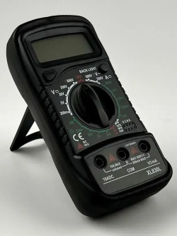 Мультиметр цифровой с прозвонкой тестер электрический автомобильный