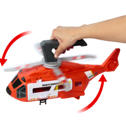 Matchbox - Спасательный вертолет 40,5 см Центр спасения 2в1 HXM74