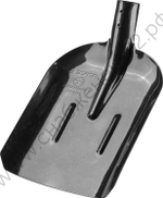 ЗУБР ПРОФИ-5, 350 х 230 мм, полотно рессорная сталь 1.6 мм закалено, с ребрами жесткости, без черенка, тип ЛСП, совковая лопата, Профессионал (39452)