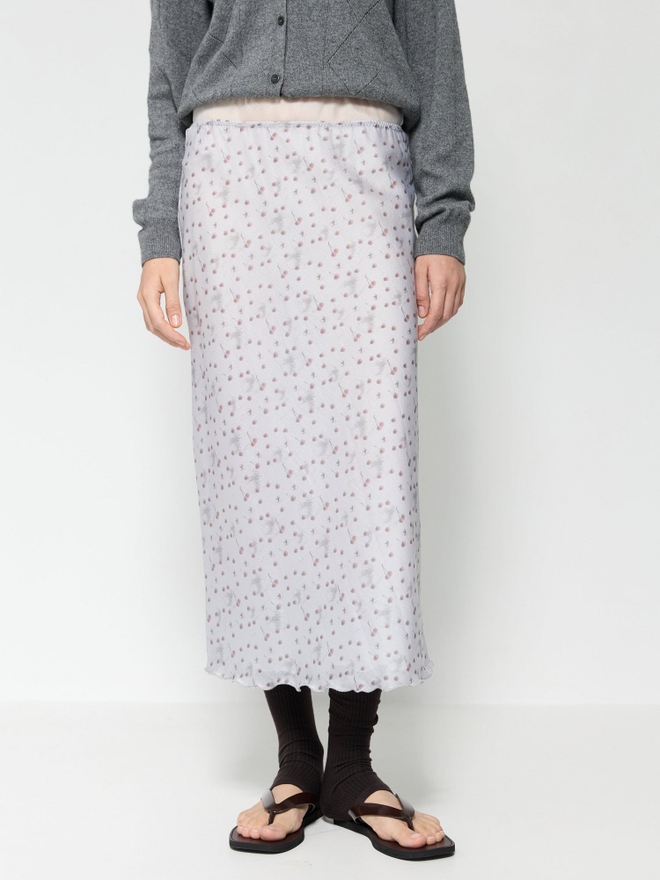 Юбка 2 в 1 вишни