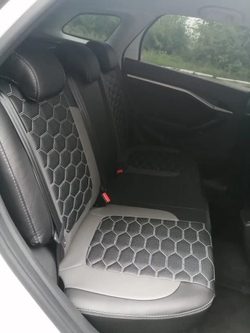 Чехлы Lada Vesta 3D (Модель Соты №2)