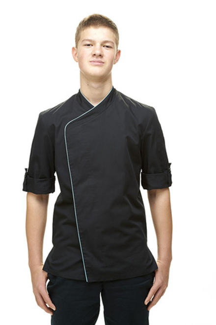 Китель KP13.01.B.LB. "Атлантик" (косой борт с контрастной отделкой)