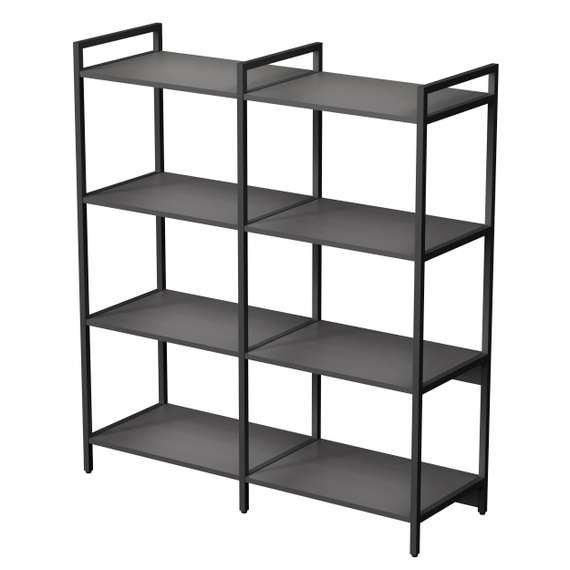 10ССД.4.600 Стеллаж средний двойной 4 полки (1180*400*1328)