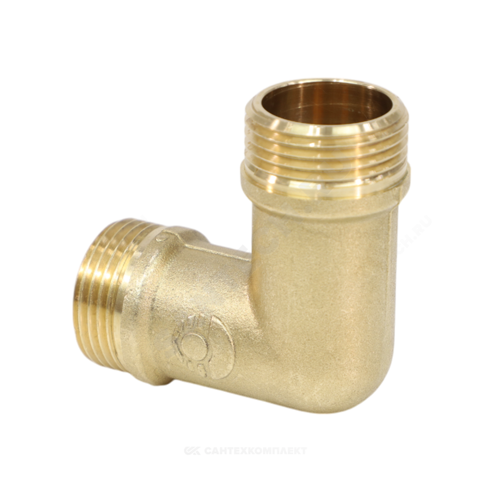 Угольник латунь Ду 15 (1/2") НР/НР VALFEX VF.093.L.012
